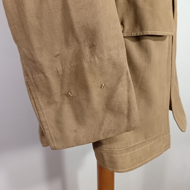 VAREUSE VESTE OFFICIER MODELE 1893 TROUPE COLONIALES ET LEGION COULEUR BEIGE SABLE TONKIN CHINE ANNAM